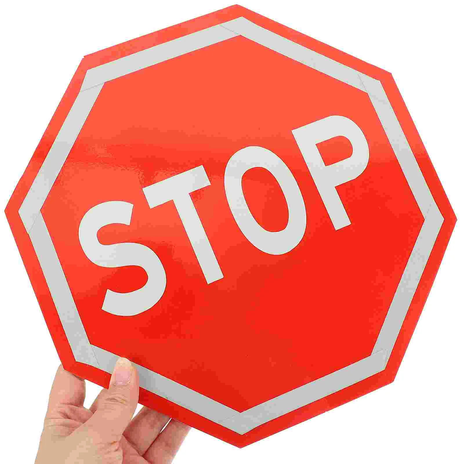 25x25cm Octagonal Traffic Sign Stop Sign Reflective Plate Road Signal Warning Mark Roadway Safety Traffic Warning Sign Private