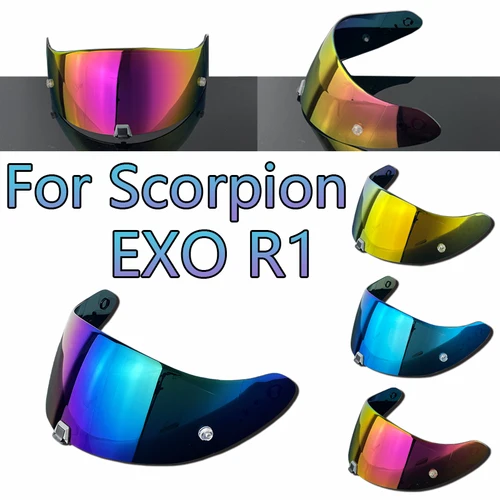Lente visera para casco de motocicleta, para KDF-16-1 Scorpion Exo 1400 Carbon, R1 Air EXO 520, protector contra el viento Anti-UV, antiarañazos y a prueba de polvo