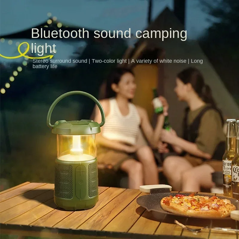 For Outdoor Camping Big Music Speaker Waterproof Portable Usb Charging Camping Lights For Travelling And Karaoke Party