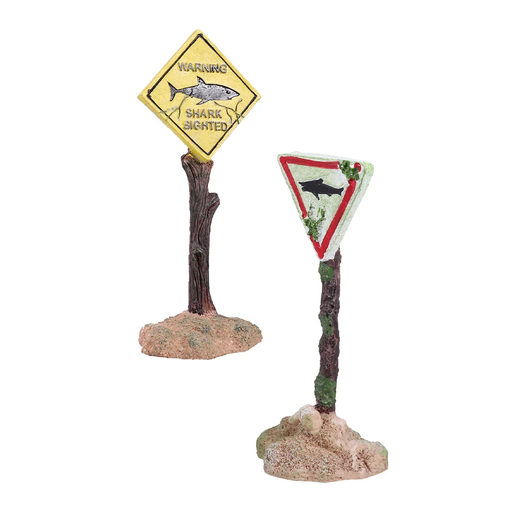 

2 Pcs Resin Mini House Signs High Quality Desktop naments Long Term Miniature L Adornment Home Decor Gifts