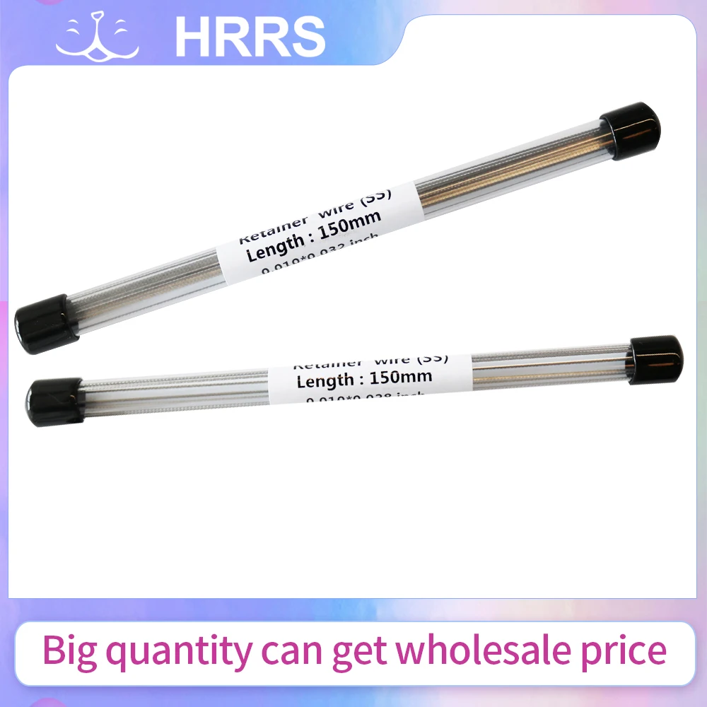 

10Pcs Dental Orthodontic Stainless Steel Lingual Retainer Wire Flat Plate Twist Wires Straight Dentistry Materials