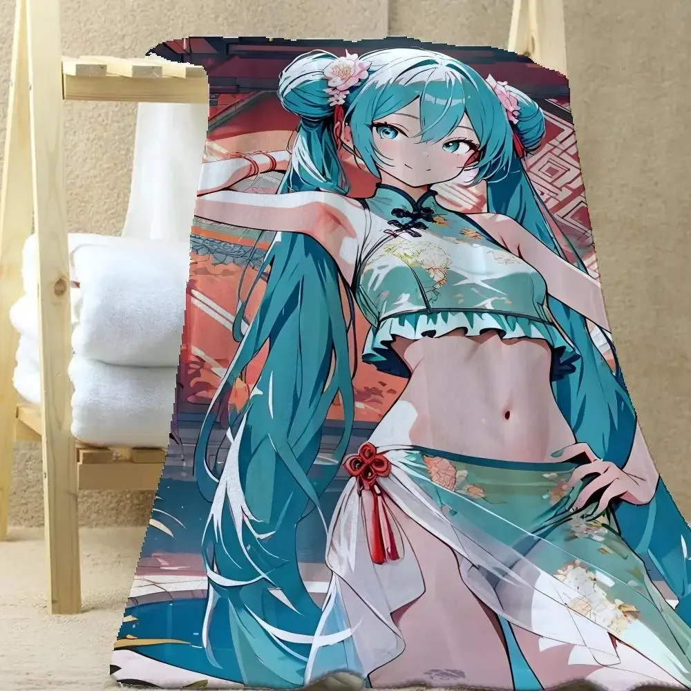 

Эстетическое одеяло для девочек в стиле аниме, толстое фланелевое одеяло, идеально подходящее для домашнего путешествия, кемпинга, дивана или пикника