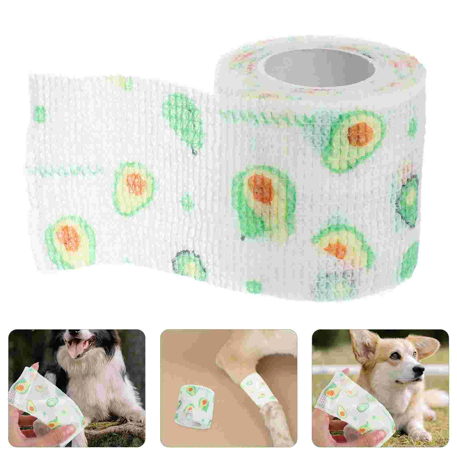  Pet Bandage Cat Care Dog Wraps Walk The Animal Non-woven Fabric for Dogs Paw Bandages