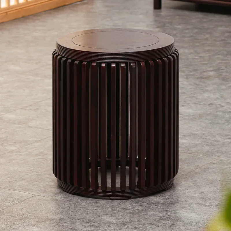 

Red Sandalwood round Stool New Chinese Style Solid Wood Stool African Pterocarpus Santalinus round Drum Stool Buddha \