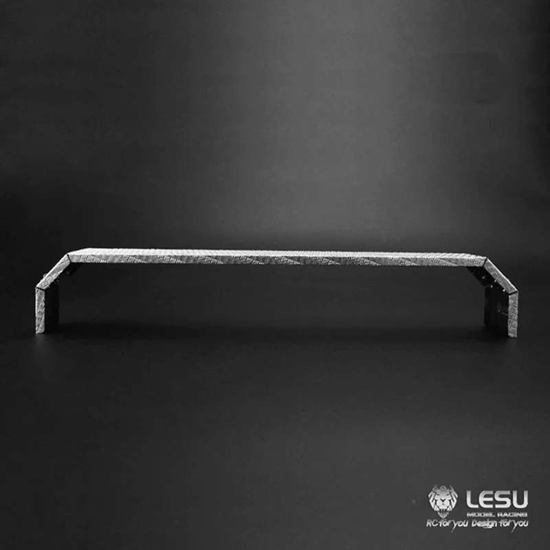 LESU 1/14 รถบรรทุกบังโคลนสามเพลา LS- 20160901 -A-6 สแตนเลสแซนด์บอร์ดลากหนัก DIY โมเดลรถวิศวกรรม