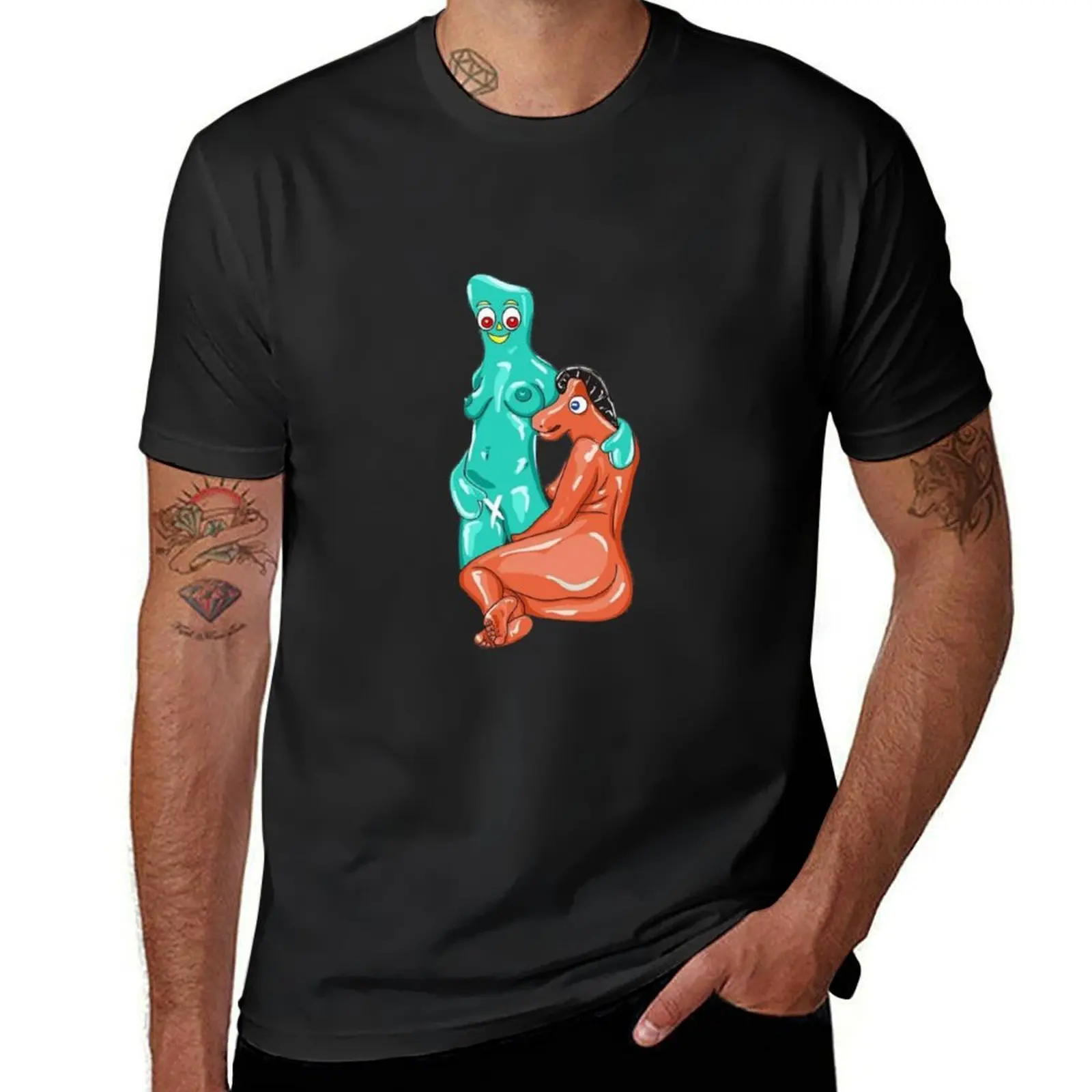 Sumper Gumby And pokey cartoons T-Shirt summer top plus size tops mens plain t shirts