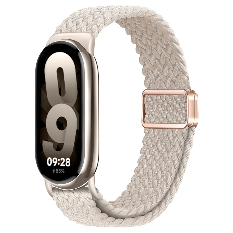 Nylon Woven Strap For mi band 9 magnetic buckle Wristband For xiaomi band 8 smart watchband accessories