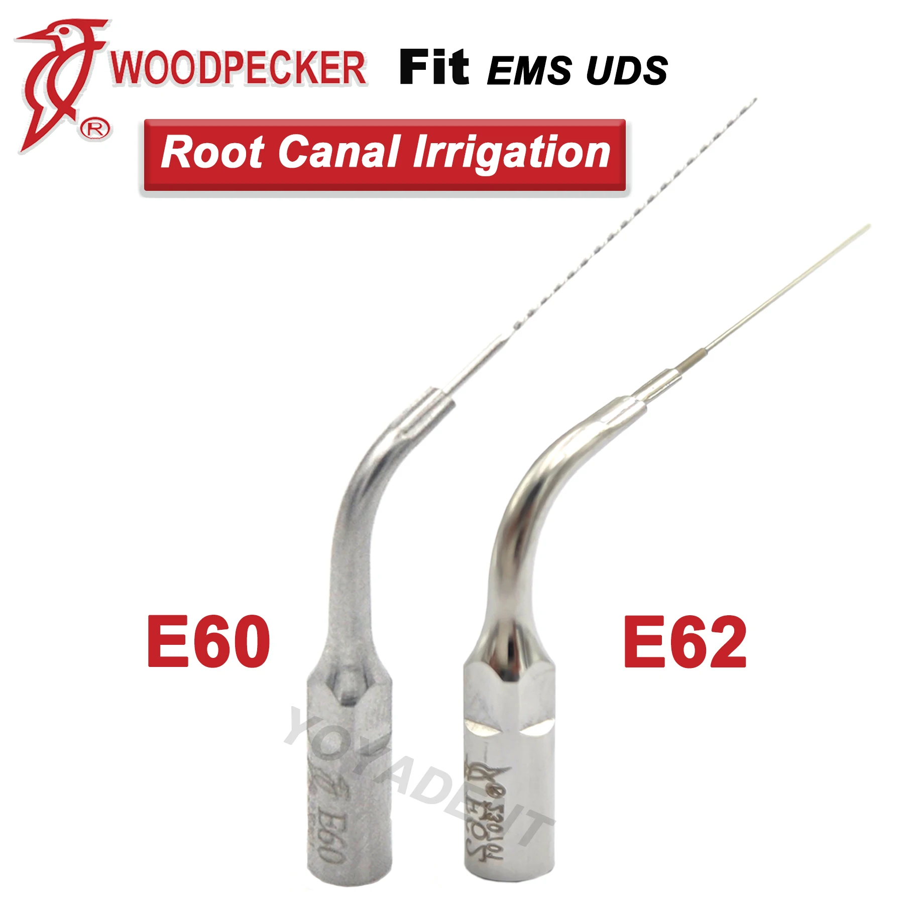 

Woodpecker Tips Dental Ultrasonic Scaler Tips Root Canal Irrigation Fit EMS UDS Scaler Handpiece Dentistry Accessories E60/E62