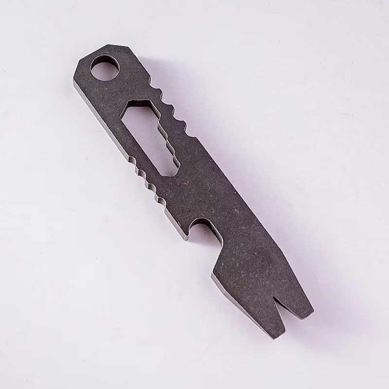 Mini EDC Multifunctional Tool Screwdriver Pry Bar Bottle Opener Portable Outdoor Survival Storage Pry Bar Nail Remover