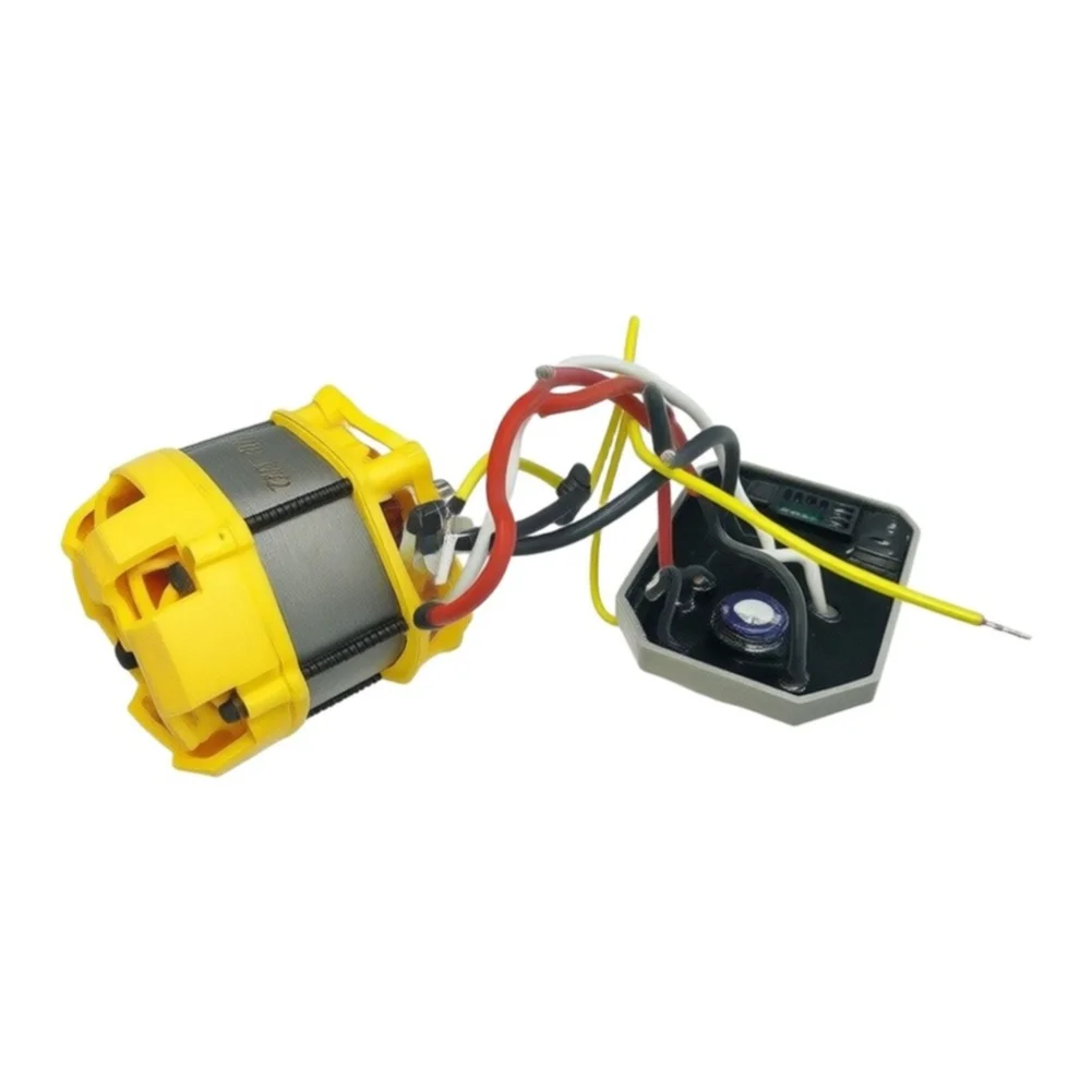 10 Inch Electric For Chainsaw Motor Assembly Control Board Fits For Lawn Mower Grass Trimmer Spare Part Black Yellow 51x61mm