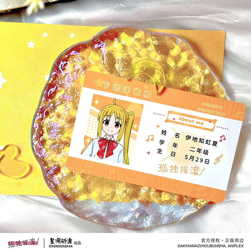 BOCCHI THE ROCK! Gotoh Hitori Ijichi Nijika Yamada Ryo Kita Ikuyo China Official Authorization Cosplay PVC Student ID card 3