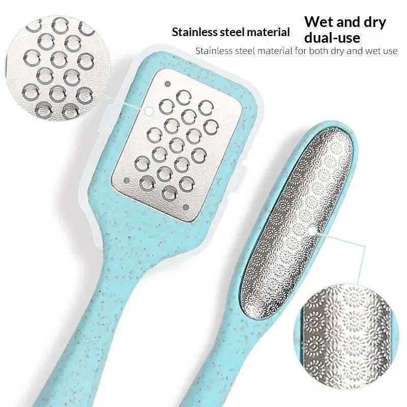 1Pcs Travel Essential Non Slip 3D Curved Foot File Ergonomic Handle Callus Remover For Dead Skin Between Toes Multi Color Optio