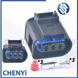 3 Pin female Auto waterproof connector High pressure oil pump Wire harness Plug 4D0 971 993A 4D0971993A 4D0971993