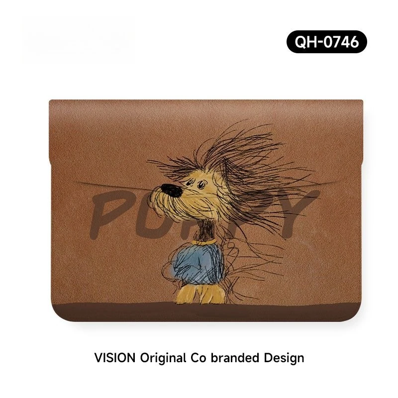 Suitable for Matebook14-inch Computer Liner Bag Huawei Lenovo Laptop Protective Cover Cute Cartoon Scribbled Puppy Pattern
