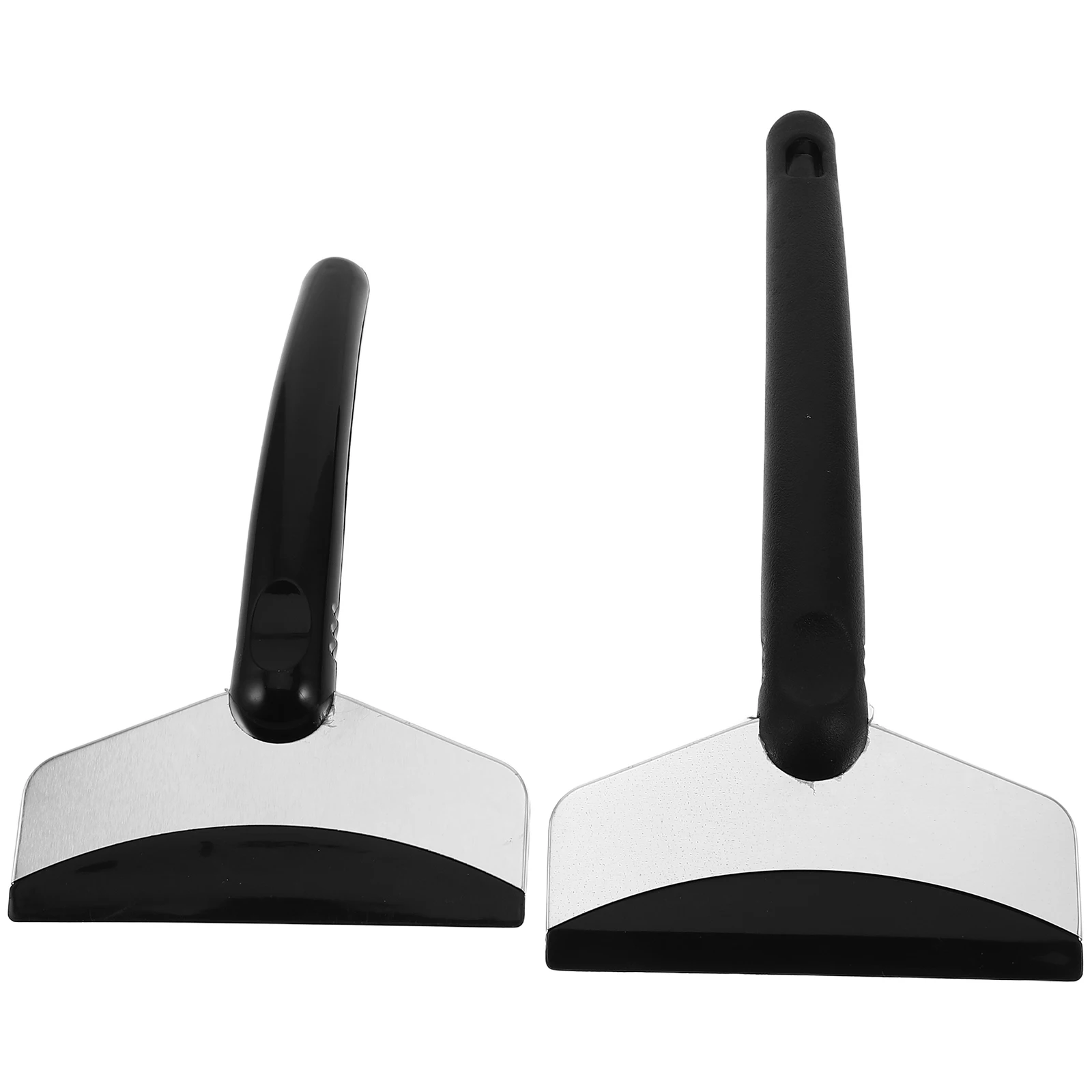 

2 Pcs Car Snow Shovel Durable Stainless Steel Windshield Ice Scraper Long Handle Winter Supplies Snow Removal Vehicle
