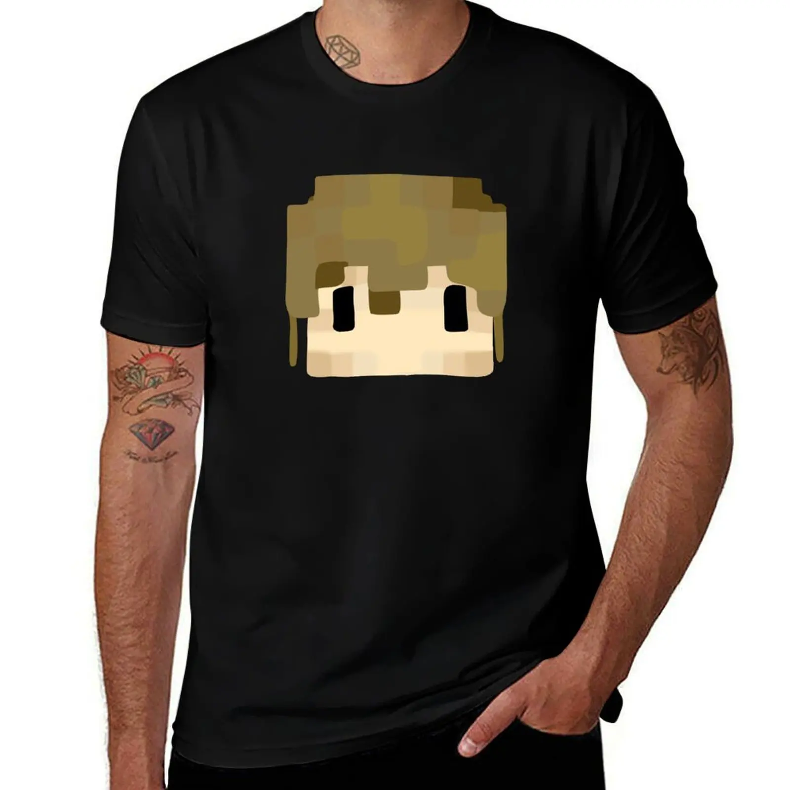 Grian T-Shirt anime clothes Luxury man cotton man t-shirts workout shirts for men