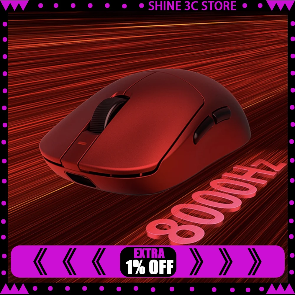 

AULA V9/V9+ Mouse Paw3950 Tri Mode Wireless Paw3395 8000Hz Esports Gaming Mice Lightweight Mouse PC Accessories For FPS Gamer