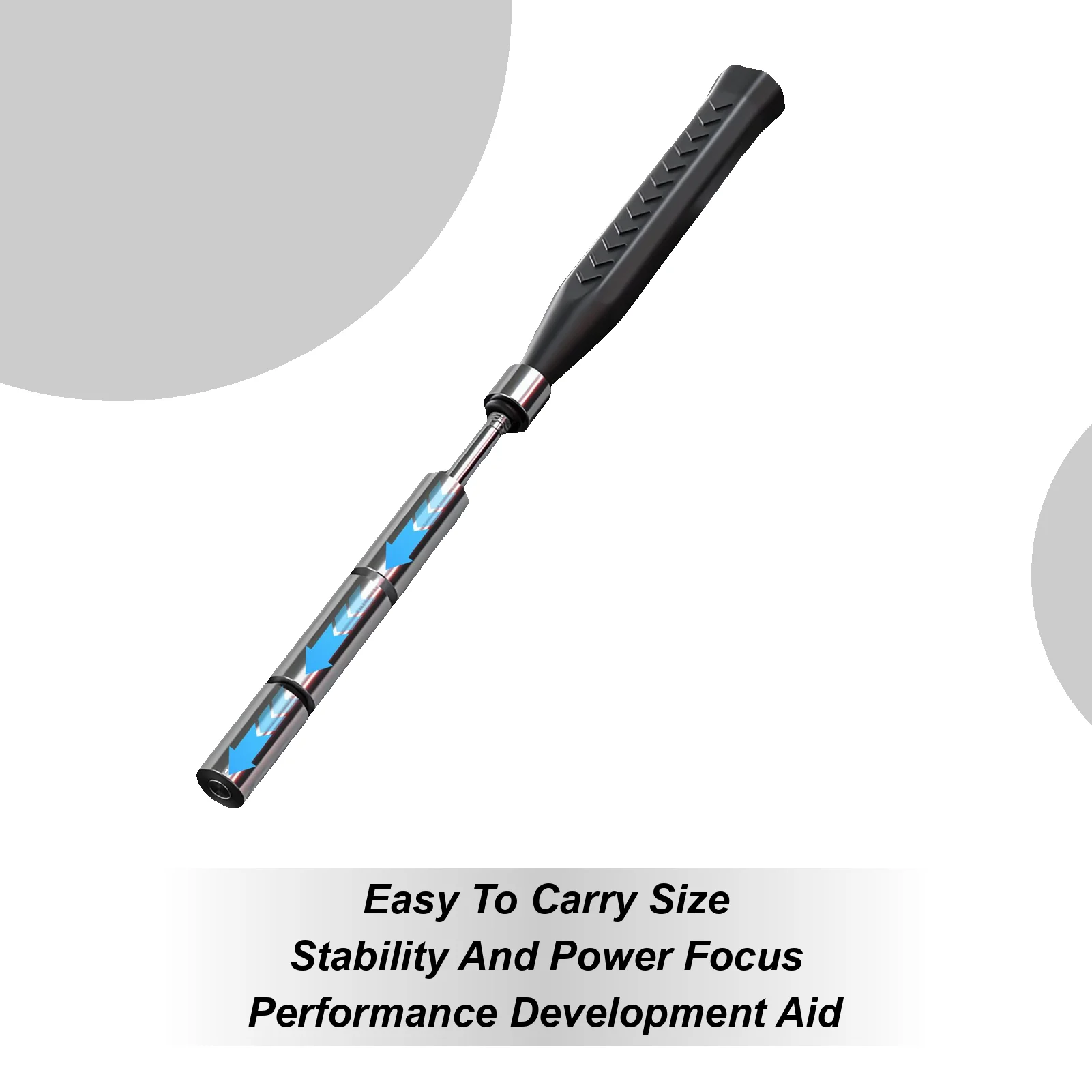 

Badminton Swing Training Practice Weight Block Rod Adjustable Equipment Stainless Steel Trainer for Recreation Park Backyard