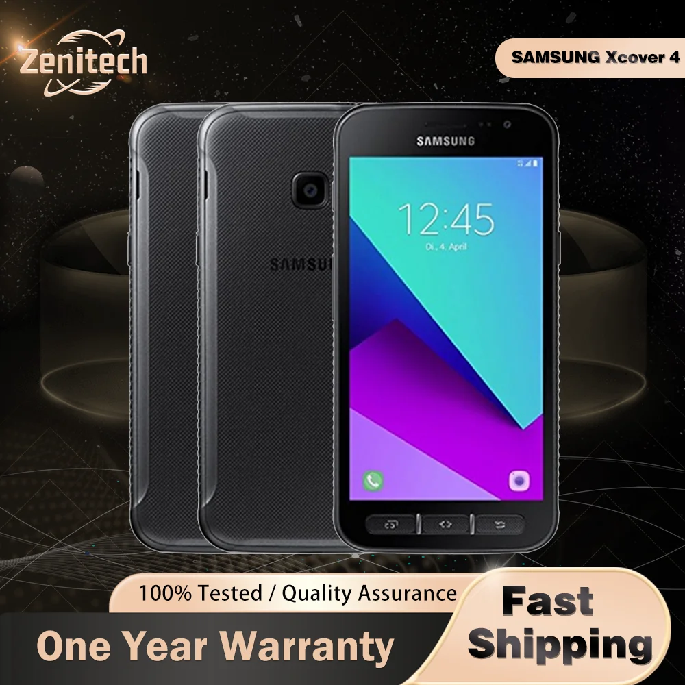 هاتف سامسونج جالاكسي Xcover 4 G390F 4G الأصلي 5.0 بوصة 2 جيجابايت رام 16 جيجابايت روم 13 ميجابكسل + 8 ميجابكسل Exynos 7570 رباعي النواة أندرويد هاتف ذكي #1