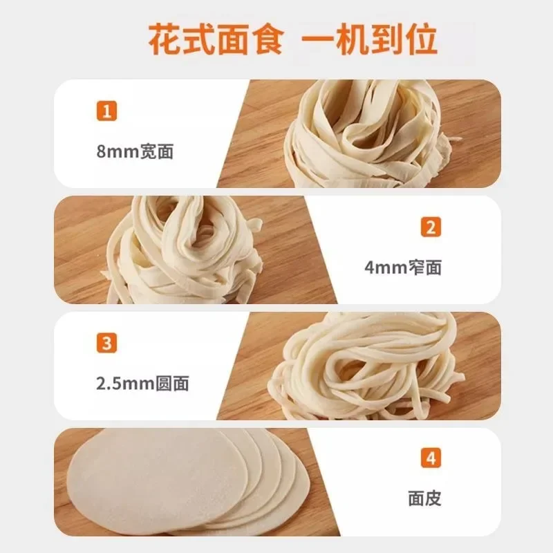 Prensa de fideos para el hogar, pequeña máquina de fideos de acero inoxidable, prensa Manual de fideos, piel de bola de masa