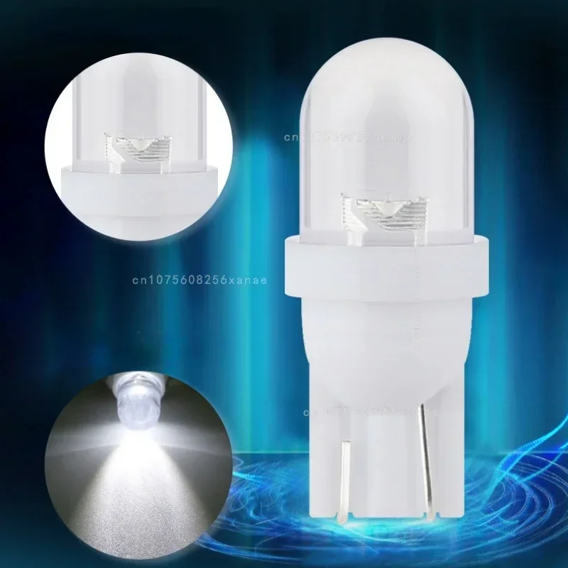 Picture 6: Car 30pcs 12V T10 Led Bulbs LED Light Cold White Silica Auto Interior Dome Reading Wedge Side Door Trunk Lamp License Plate Lamp