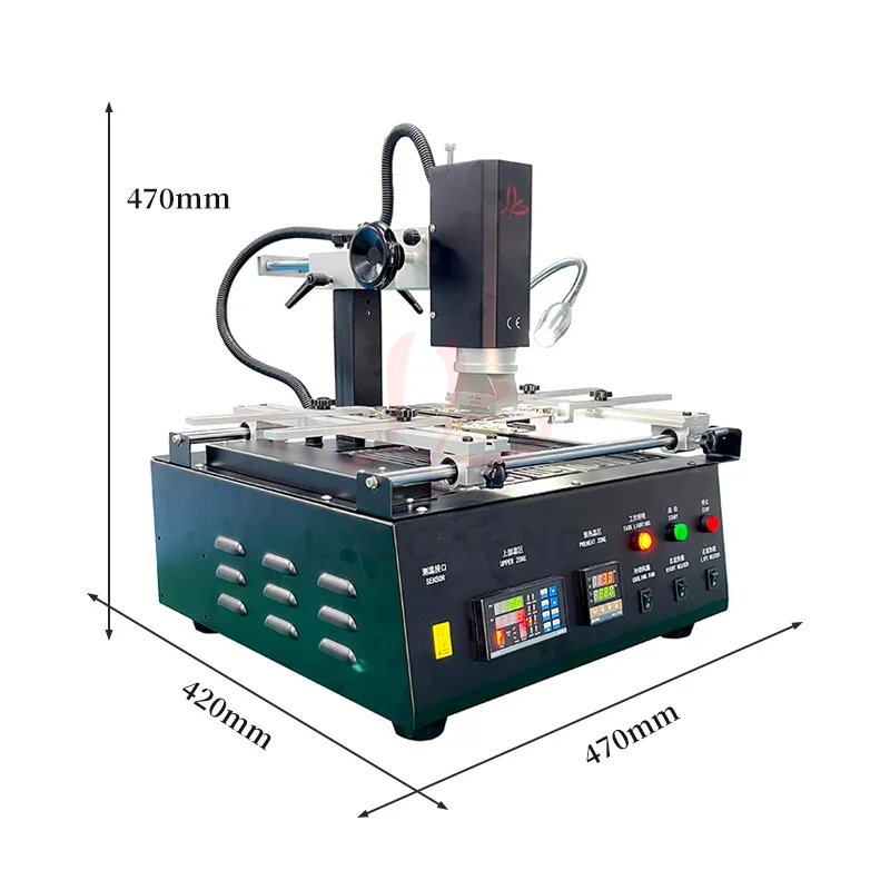 LY HR8500 Hot Air BGA Rework Station HR 2 Stages 3900W High Power for Laptop Motherboards Server Boards Optional 220V 110V