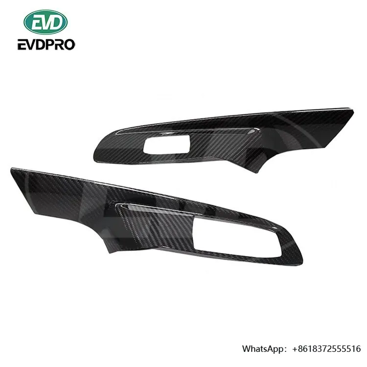 

daFor Chevrolet Corvete C8 Convertible Z06 Z51 2020-2022 Dry Carbon Fiber Door Window Inner Panel