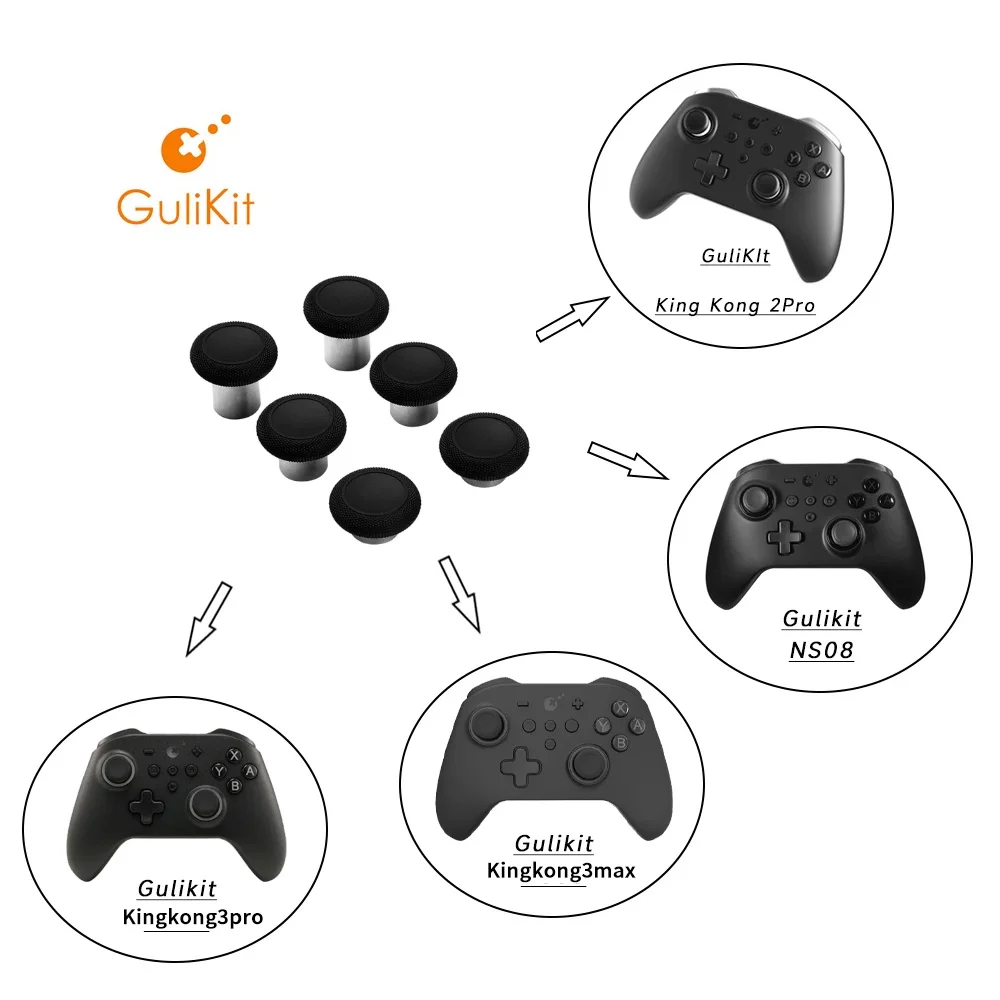 Gulikit PC layout keycap ปุ่ม NS33 NS32ชุดปุ่มกด KK แหวนซ่อมสำหรับ Kingkong2/2pro/3pro/3Max คอนโทรลเลอร์