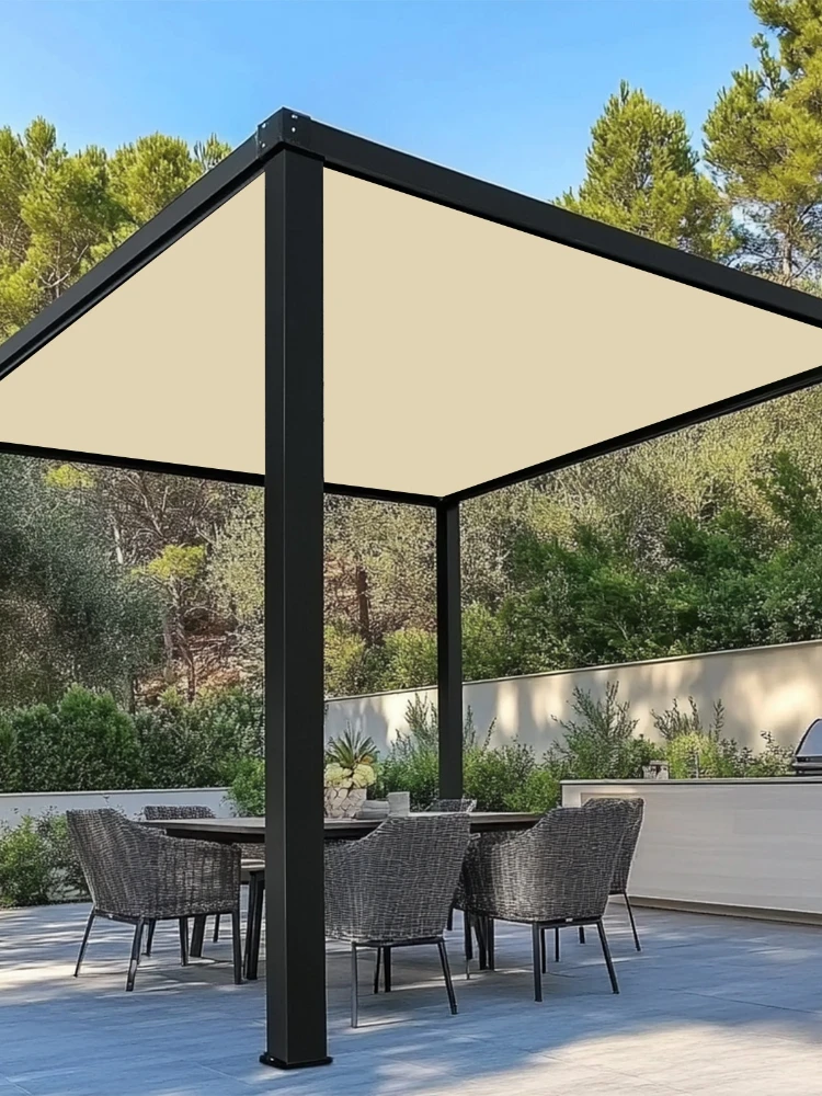 2x3/3x3/3x4/4x5M Zonnescherm Zeil Waterdicht Buiten Vierkant Rechthoek Tuin Patio UV Blok Feestluifel Zwembad Kamp Luifel Onderdak - afbeelding 2