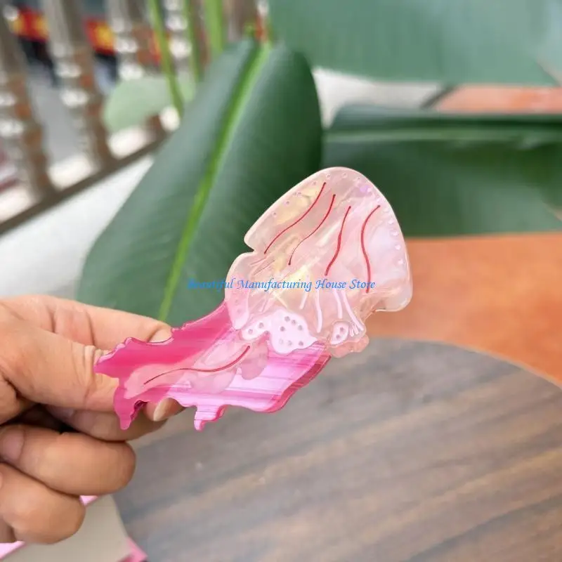 E56A Luxurious Acetate Hair Clip Claw Everyday Use Hair Accessory Party Hair Decors