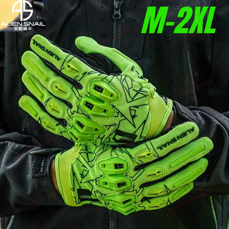 

Multi-function Breathable Touch Screen Anti-drop Motorcycle Gloves Man Outdoor motorcycle Locomotive Non-slip Leather Gloves