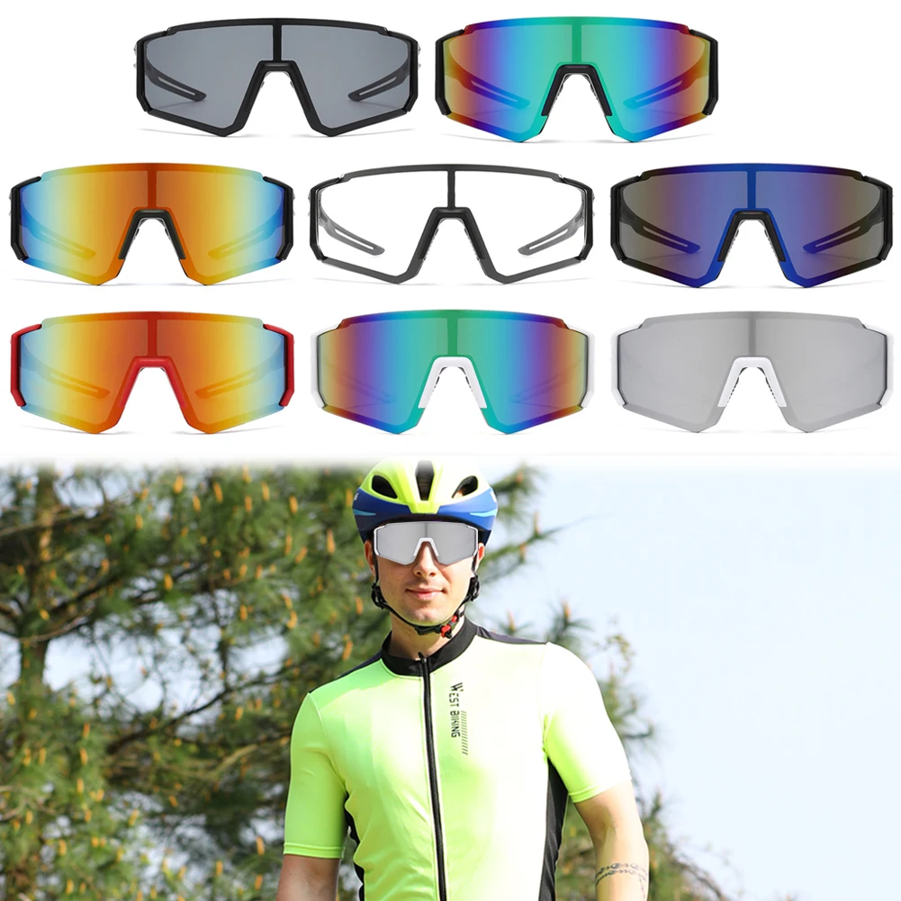 

Cycling Sunglasses UV Protection MTB Bike Protection Eyewear Windproof Lightweight Riding Sunglasses for Outdoor Sport