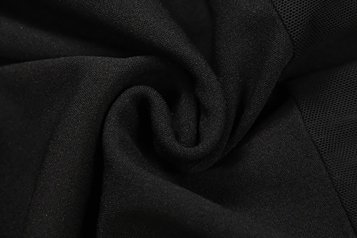 Sheer Mesh Patchwork Straps Halter Backless Ruched Bodycon Mini Dress Women Sexy Strapless Side Ribbon Slim Party Clubwear