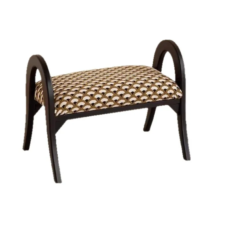 

Fabric antique designer shoe changing stool entrance low stool pedal retro bedside stool dressing