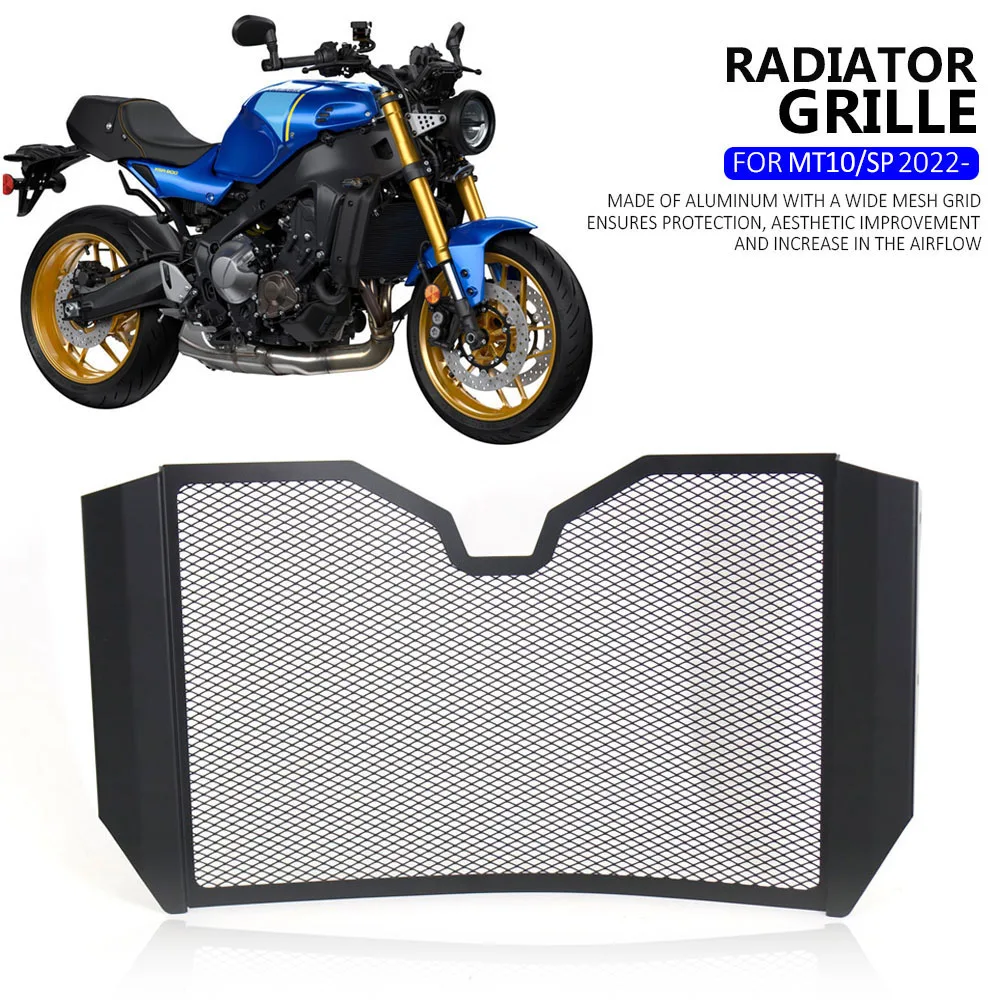 

New For YAMAHA MT10 MT 10 MT-10 SP mt10 2022 2023 Motorcycle Radiator Grille Grill Cover Guard Protector Black