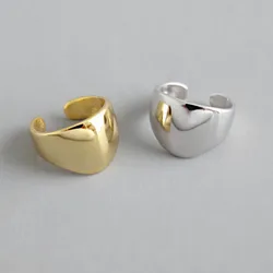 1Pcs 925 Silver Plated Ear Cuff Earrings Non-Piercing Cuff Ear Clip Earring For Women Girls Party Punk Jewelry e296