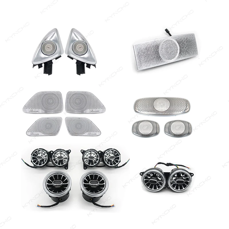 

For S Class W222 Car Ambient Light 64 Colors Magic Turbine Air Outlet New Interior LED 12V Interior Ambient Lights