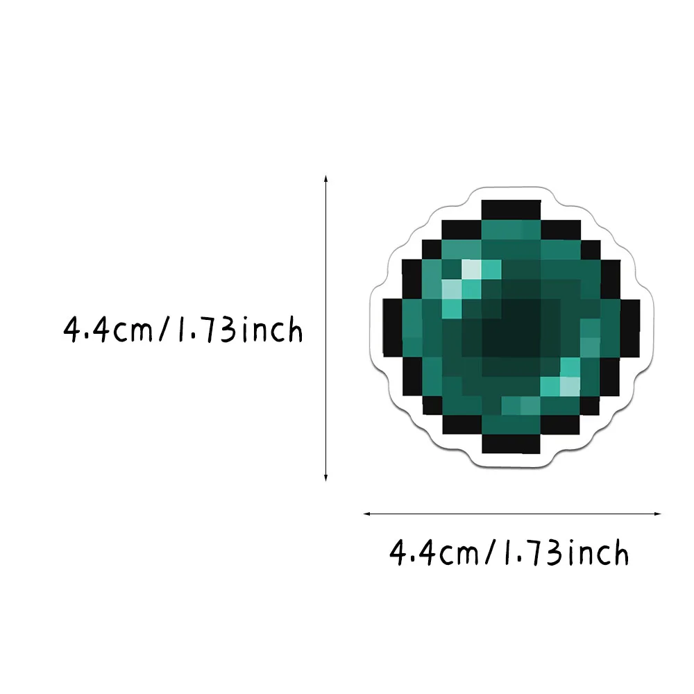 70 قطعة من ملصقات ألعاب البكسل الإبداعية، حافظات هواتف مزخرفة، أكواب مياه للكمبيوتر المحمول، ملصقات شخصية ذاتية الصنع #3