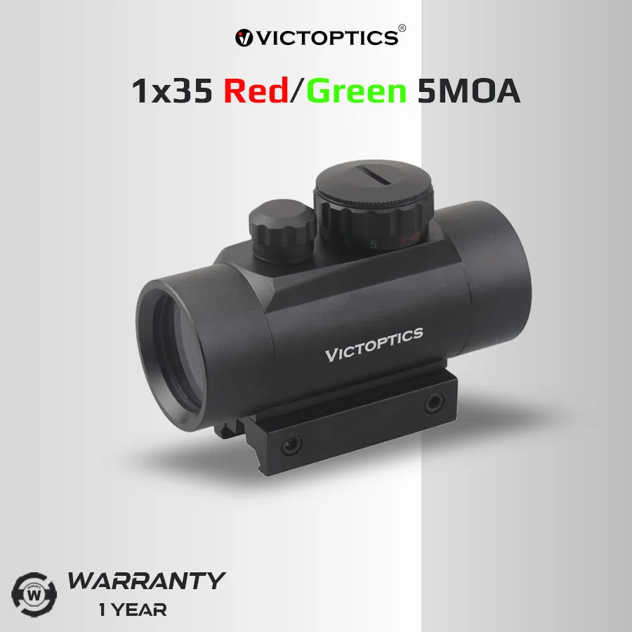 Victoptics 1X35 Red Dot Sight Reflex Sight Shockproof Tactical Scope 20Mm Rail Riflescope Hunting Accessories