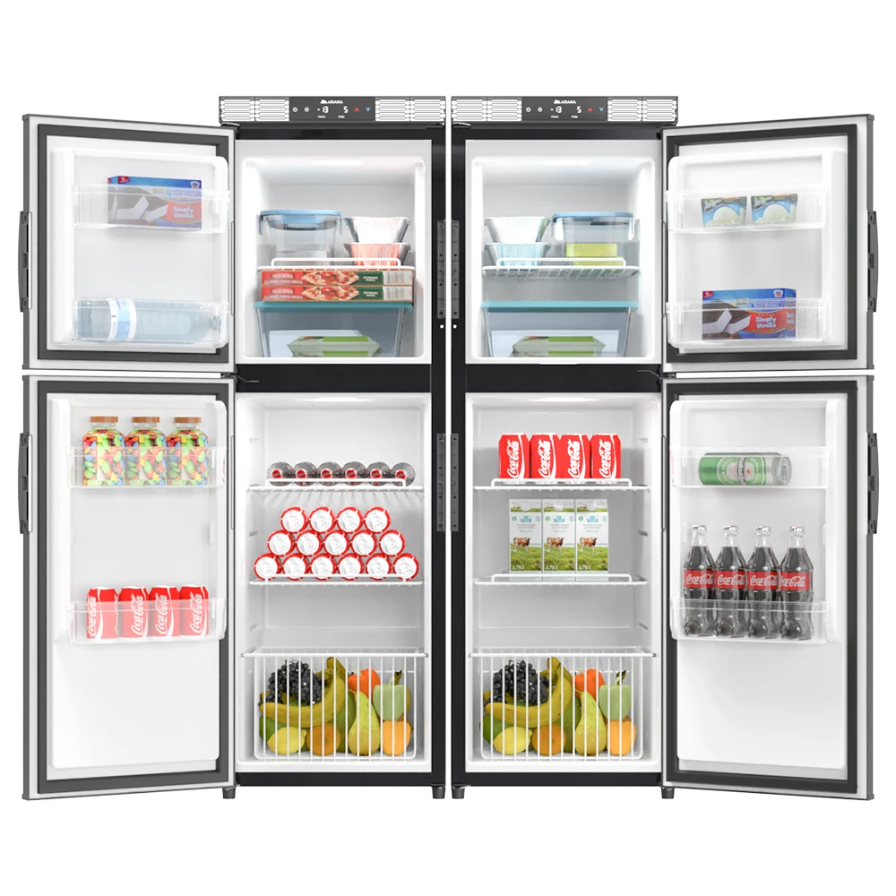 

RV Refrigerator,Hot Sale DC 12V 24V 135L RV Compressor Fridge Essential RV Parts Accessories for Electrical Systems