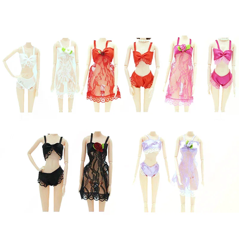 /GJ/3Pcs/set Pajamas Clothing Underwear Homewear Accessories Clothes For 30cm Doll