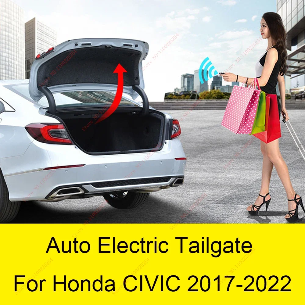

Умный автоматический электрический подъемник задней двери для Honda CIVIC BREEZE 17-22, пульт дистанционного управления, кнопка управления сиденьем, набор управления, высота, предотвращение защемления