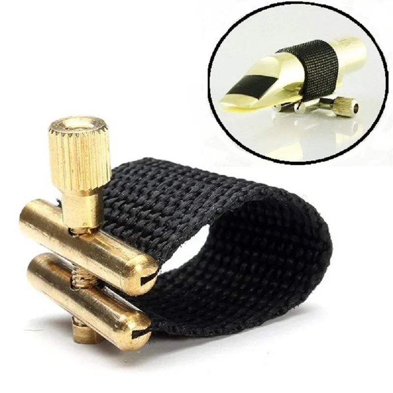 Fabric Ligature for Alto Saxophone Mouthpiece for Standard Sax Metal Mouthpiece Musical Instrustrents