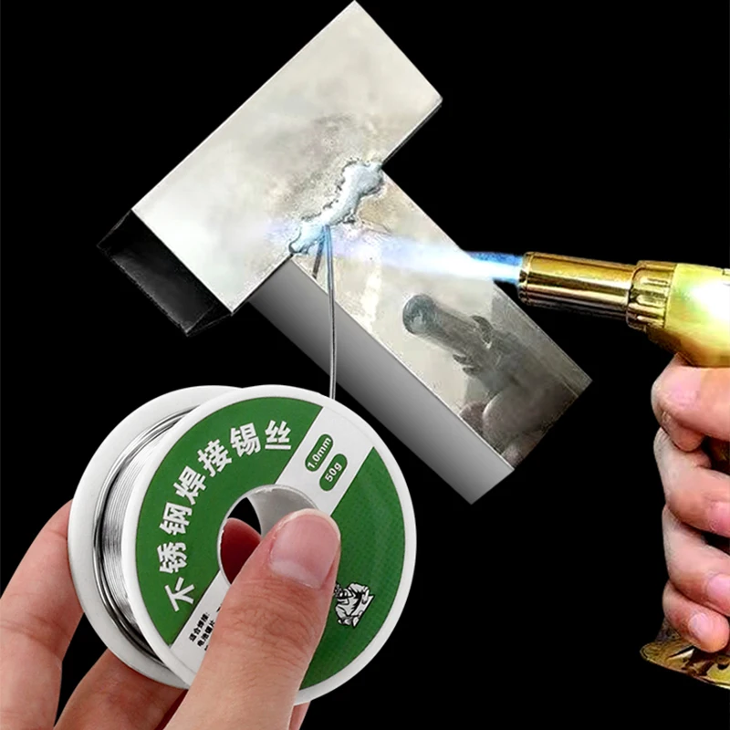 Lighter Stainless Steel Soldering Wire  No Electric Soldering Iron  High-purity Medicine Core Low-temperature Flame Welding