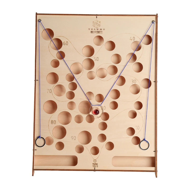 

Children's puzzle board game step by step, memory training toys, 3-6 years old, single person, two person wooden marble table