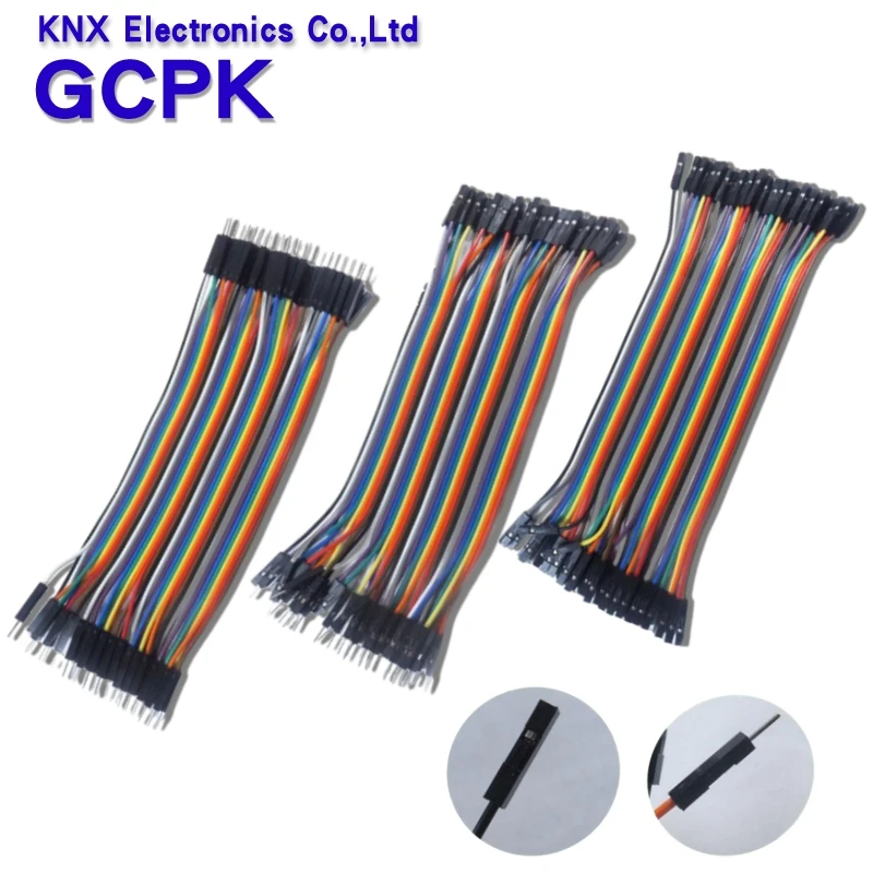 120pcs Dupont Line 20cm Male to Male + Female to Male and Female to Female Wire Dupont Cable for DIY KIT