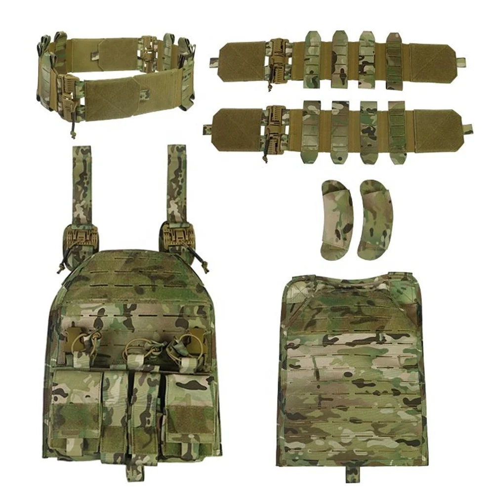 6094 tactical vest MOLLE outdoor camouflage vest 1000D combat protective equipment quick disassembly