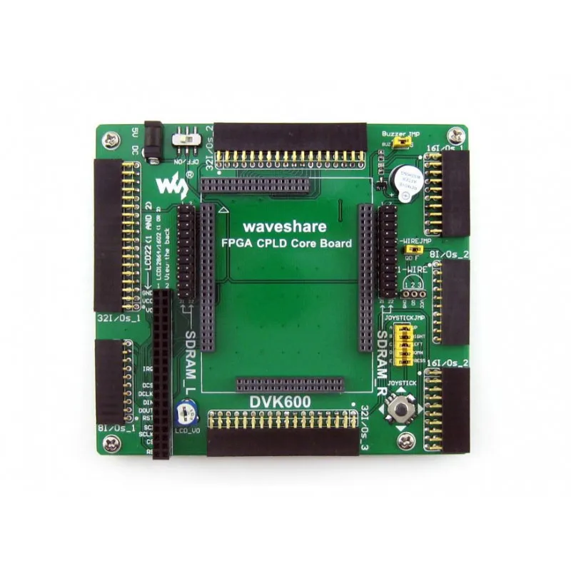 DVK600, FPGA CPLD Mother Board, Provides Several I/O Interfaces, Supports Various Accessory Boards