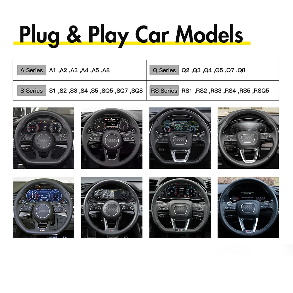 Extensiones de palanca de cambios de paleta de volante magnético de fibra de carbono para Audi A1, A2, A3, A4, A5, A8, Q2, Q3, Q4, Q5, Q7, Q8, S1, S2, S3, S4, S5, SQ5