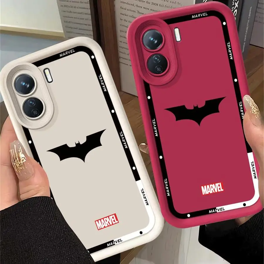 Marvel Hero Bat Logo Phone Case for Xiaomi Redmi Note 12 Pro 12 13 12S 11S 11 Pro Plus 11 Pro Soft Cover Back